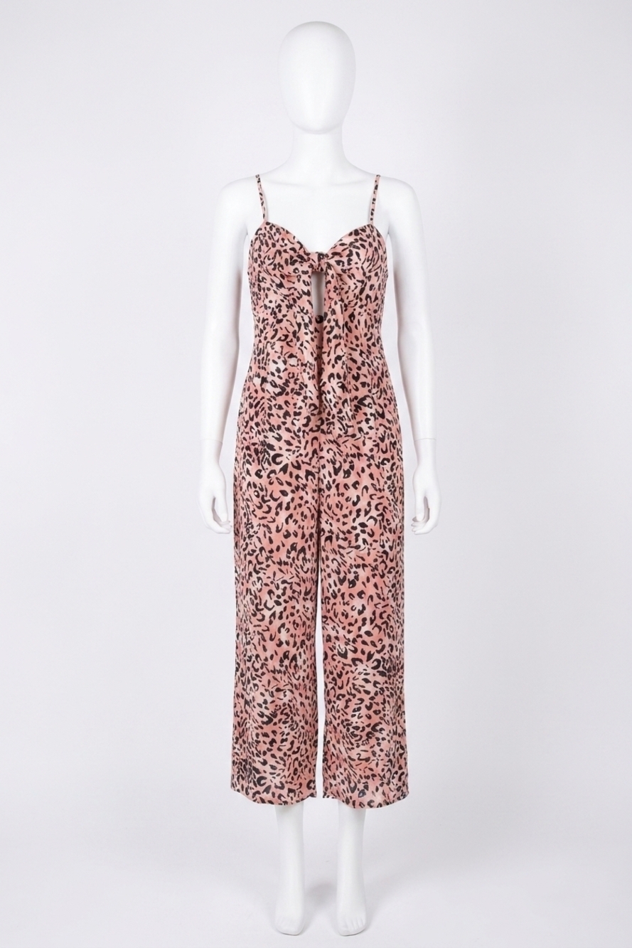 NEW BUDDYLOVE animal print jumpsuit in pink
